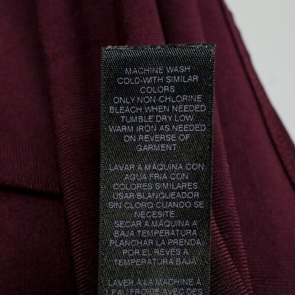 Chicos Traveler Top 3 Womens XL Plum Purple Slinky Stretch Knit Pullover Blouse - Picture 12 of 13